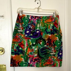 Colorful mini skirt